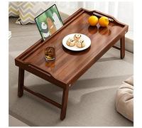 Coffee Table, Japanese Meditation & Tea Table, Floor Altar Table, with Lower Shelf, Laptop Tatami Table, Portable Low Picnic Table (Color : Brown, Size : 40x30x20cm)