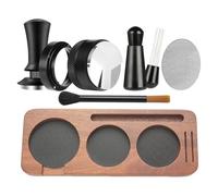 Coffee Tamper - 58mm Espresso Machine, Coffee Press Tool, Stainless Steel Leveling Device, Precision Powder Compression Tool For Home Kitchen Cafe Bar Office Countertop Commercial Use