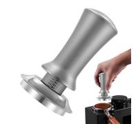 Coffee Tamper - 9.9x5.3x5.3cm Adjustable Depth Coffee Powder Tamper With Scale Mark | Manual Calibrated Press-Type Constant Force Tool For Brewing Preparation Home Kitchen