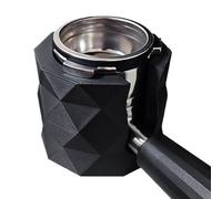 Coffee Tamper Base Home Brewing, 3.46x3.46x2.72 inches Manual for Precision Fit, Extraction Improver Tool for Beginners, Enthusiasts, Professionals, Cafe Bakery Use