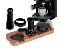 Coffee Tamper Set, Stainless Steel Espresso Press, Weighted Tamping Tool with Grip, Professional Metal Hammer, Kitchen Supplies for Cafe, Bar Office Countertop Commercial