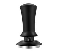 Coffee Tamper - Spring Loaded Tamper, 53mm Adjustable Depth Coffee Powder Tampers With Scale Mark, Manual Brewing Tool Use For Professionals Shop Home Preparation, Adjustable Depth Tamperr