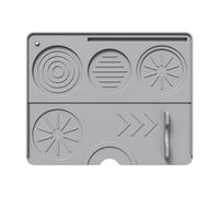 Coffee Tamping Mat, Portafilter Holder, 9.84x7.87 Inches Non Slip Silicone Heat Resistant Tool Trays, Tamper Pad for Home, Countertop, Shop, Kitchen, Cafe Bar, Travel Gift