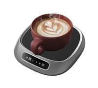 Coffee - Tazza Warmer with 3 Temperature Settings, Smart Heater Plate for Milk, Tea & Coffee, Auto Shut Off Feature, Termostato Coaster for Desk & Office Use, 3 Temperature Settings Coffee Mug Warmer