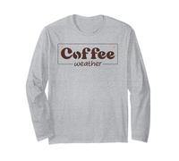 Coffee Weather Fall Coffee Tis The Season Books Coffee Lover Maglia a Manica