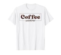 Coffee Weather Fall Coffee Tis The Season Books Coffee Lover Maglietta