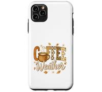 Coffee Weather Fall Cozy Mug Retro Graphic Custodia per iPhone 11 Pro Max