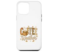 Coffee Weather Fall Cozy Mug Retro Graphic Custodia per iPhone 12 Pro Max