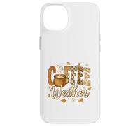 Coffee Weather Fall Cozy Mug Retro Graphic Custodia per iPhone 14 Plus