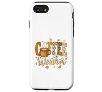 Coffee Weather Fall Cozy Mug Retro Graphic Custodia per iPhone SE (2020) / 7/8