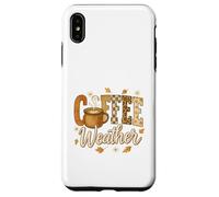Coffee Weather Fall Cozy Mug Retro Graphic Custodia per iPhone XS Max