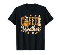 Coffee Weather Fall Cozy Mug Retro Graphic Maglietta