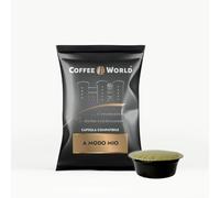 Coffee World, 75 capsule caffè gusto Intenso&Deciso compatibile con macchine ad uso domestico Lavazza A Modo Mio®*