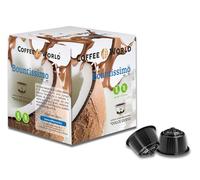 COFFEE WORLD, bevanda Buontissimo, 48 capsule COMPATIBILI con macchina ad uso domestico Dolce Gusto Cioccolato e cocco, 3 box da 16 capsule da 13 grammi