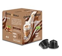 COFFEE WORLD bevanda NOCCIOLONE, 48 capsule compatibili con macchina ad uso domestico Nescafe®* DOLCE GUSTO®* (3 BOX DA 16 CAPSULE)