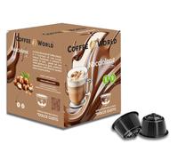 COFFEE WORLD bevanda NOCCIOLONE, 96 capsule compatibili con macchina ad uso domestico DOLCE GUSTO (6 BOX DA 16 CAPSULE)