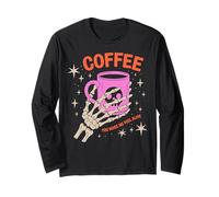 Coffee You Make Me Feel Alive Halloween Maglia a Manica