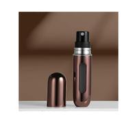 (coffee393) 5 ml Mini atomizzatore di profumo ricaricabile portatile Flacone di profumo in alluminio