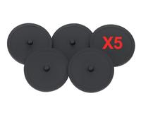 COFFEEE - Set 5 Filtri Ciechi in Gomma Ø50 mm per Pulizia Gruppo Macchina da Caffè Espresso Professionale - Filtro Cieco Manutenzione