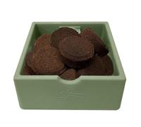 coffeeGrounds Knock Box - Contenitore per rifiuti espresso da 1,5 l, strumento antiscivolo, robusto contenitore per lo smaltimento del caffè, bar, cucina, ufficio, casa, piano di lavoro, soggiorno