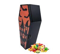 Coffin Box | Snack Popcorn Candy Containers Trick | Decorative Food Container for Cake Jewelry Tea Shelf Coat Table Classroom Party Carnival Office Haunted House