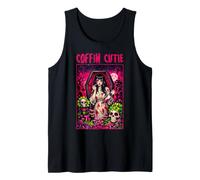 Coffin Cutie Dark Humor Pulp Horror Goth Glam Donne Adulte Canotta