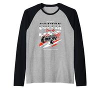 Coffin Derby Skeleton Hot Rod Halloween Maglia con Maniche Raglan