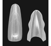 Coffin Nail Forms - Clear Nail Guides, Gel Extension Templates, Flexible Sandwich Design with Hold Feature, Professional Accessories with Precise Fit, Manicure Extension Helpers for Bridal Spa Makeup