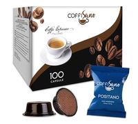 COFFISANO 100 Capsule di Caffè Compatibili con A Modo Mio Miscela Positano - Espresso Monodose Italiano, Aroma Sapore Ricco e Cremoso