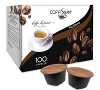 COFFISANO 100 Capsule di Caffè compatibili con Dolce Gusto, Miscela Palermo - Espresso Italiano Monodose, Aroma Gusto Deciso - confezione 4 buste da 25 pz