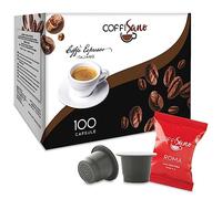 CoffiSano 100 Capsule di Caffè Compatibili con Nespresso, Monodose Miscela Roma, Espresso Italiano Cremoso dal Gusto Equilibrato