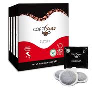 COFFISANO 150 Cialde Caffè in Filtro Carta Compostabile ESE 44 mm Miscela Palermo, Bustine Espresso Italiano Monodose - Gusto Intenso e Corposo