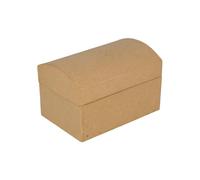Coffre in carta pesta - 12 x 8 x 7,5 cm