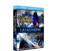 coffret 2 blu-ray disc catastrophe 2 : super typhoon / odyssee 2012, titanic