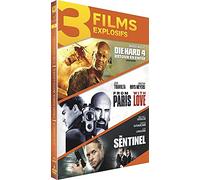 Coffret 3 films explosifs : die hard 4, retour en enfer ; from paris with love ; the sentinel