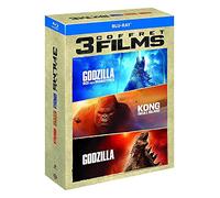 Coffret 3 films : godzilla ; godzilla II - roi des monstres ; kong - skull island