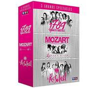 Coffret 3 grands spectacles : 1789, les amants de la bastille ; mozart, l'opéra rock ; le roi soleil