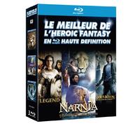 Coffret 3bluray fantasy : narnia 3 ; legend ; percy jackson
