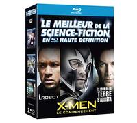Coffret 3bluray science fiction : X-men le commencement ; I robot ; le jour où la terre s'arreta