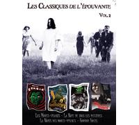Coffret 4 DVD les classiques de l'épouvante Vol 2 : Les Morts-vivants, La nuit de tous les mystères, Horror Hotel, La nuit des Morts-vivants