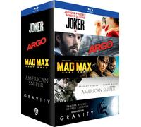 Coffret 5 Films : Joker + Argo + Mad Max : Fury Road + American Sniper (Blu-ray)