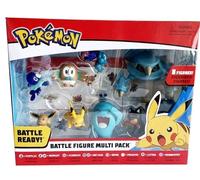 COFFRET 8 FIGURINES NINTENDO GAMEFREAK BATTLE FIGURE MULTI PACK EEVEE STARTERS