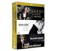 Coffret aaron sorkin 3 films : le grand jeu ; steve jobs ; the social network
