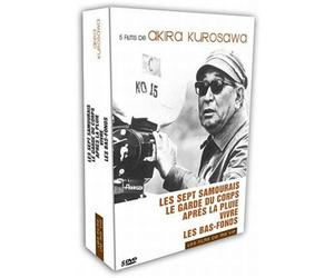 Coffret akira kurosawa : les sept samouraïs ; le garde du corps ; après la pluie ; vivre ; les bas-fonds