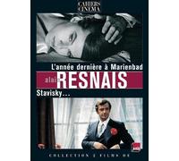Coffret alain resnais 2 films : l'année dernière à marienbad ; stavisky