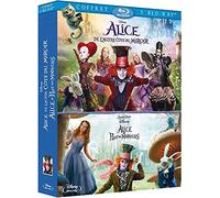 Coffret alice 2 films : alice au pays des merveilles ; alice de l'autre côté du miroir