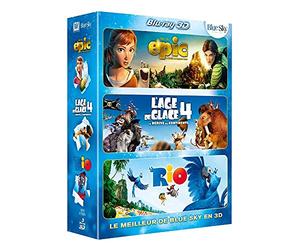 Coffret animation 3D : epic ; l'âge de glace 4 ; rio