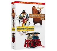Coffret animation : les rebelles de la forêt 1 et 2 ; les rois de la glisse ; monster house