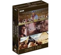 Coffret antiquite : gladiateurs ; les derniers jours de pompei ; pyramide