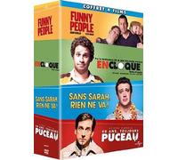 Coffret apatow : 40 ans toujours puceau ; funny people ; en cloque mode d'emploi ; sans sarah rien ne va